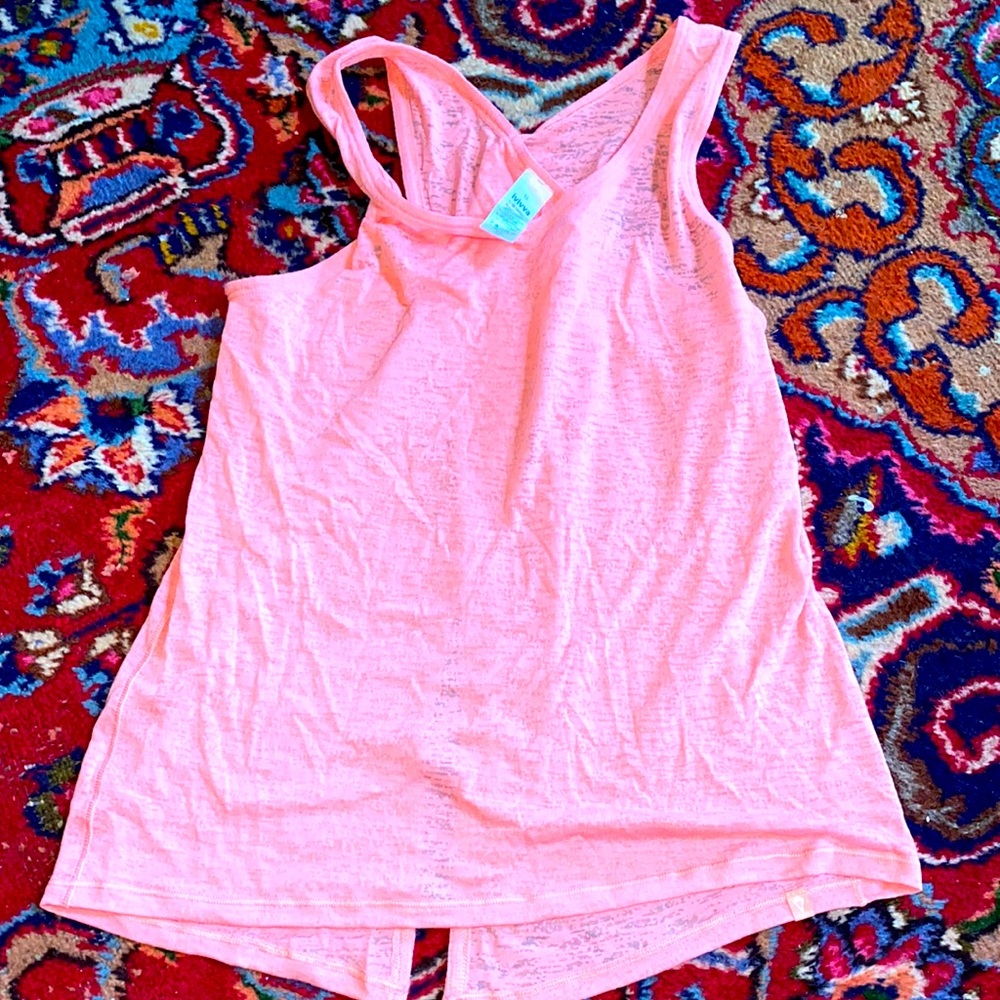 EUC IVIVVA Lululemon Cross Back Tank Top Shirt Sz 12